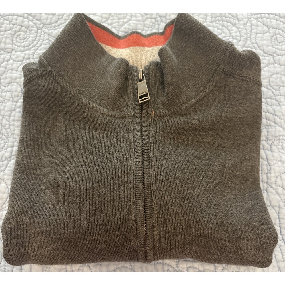 Cova by Jantzen NWT Men's Medium 1/4 Zip Gray Quarter Deck Pullover
